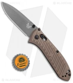 Benchmade Mini Presidio II Manual Knife Bronze Aluminum (3.2" Gray) 575GY- 2001 -Benchmade Shop Benchmade Mini Presidio II Auto Bronze Aluminum Gray 575GY 2001 BHQ 104905 jr bottlecap