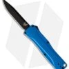 Benchmade Om D/A OTF Automatic Knife Blue Alum. (2.5" Black DLC) 4850BK-1 -Benchmade Shop Benchmade Om D A OTF Automatic Knife Blue Alum. 2.5 Black DLC 4850BK 1 BHQ 118575 LS
