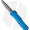 Benchmade Om D/A OTF Automatic Knife Blue Alum. (2.5" Gray) 4850-1 -Benchmade Shop Benchmade Om DA OTF Automatic Knife Blue Alum. 2.5 Gray 4850 1 BHQ 118574 LS