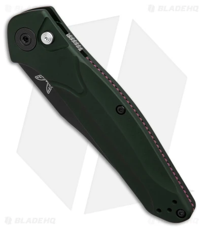 Benchmade Osborne 9400 Automatic Knife Green Aluminum (3.4" Black) 4 Benchmade Osborne 9400 Automatic Knife Green Aluminum (3.4" Black) - Image 2