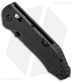 Benchmade Outlast OPTION Lock Rescue Knife Black G-10 (3.6" Black) 365BK -Benchmade Shop Benchmade Outlast OPTION Lock Rescue Black G 10 Black 365BK BHQ 92609 jr spine
