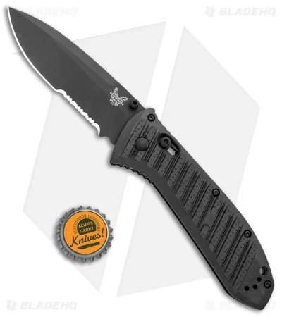 Benchmade Presidio II AXIS Lock Knife Black CF-Elite (3.72" Black Serr) 570SBK-1 6 Benchmade Presidio II AXIS Lock Knife Black CF-Elite (3.72" Black Serr) 570SBK-1 - Image 4