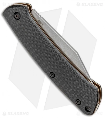 Benchmade Proper Clip Point Slip Joint Knife Carbon Fiber/FDE (2.8" SW) 318-2 5 Benchmade Proper Clip Point Slip Joint Knife Carbon Fiber/FDE (2.8" SW) 318-2 - Image 3