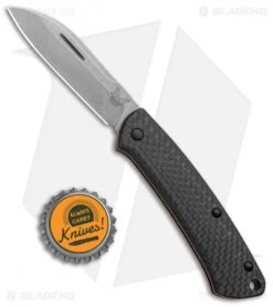 Benchmade Proper Sheepsfoot Slip Joint Knife Carbon Fiber/FDE (2.8" SW) 319-2 -Benchmade Shop Benchmade Proper Sheepsfoot SJ CF FDE SW 319 2 BHQ 97554 jr bottlecap