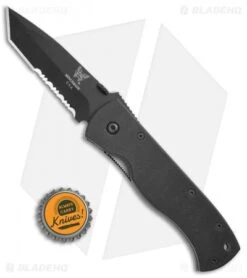 Rare Benchmade 970SBT Emerson CQC7 Liner Lock Knife (3.25" Black Serr) -Benchmade Shop Benchmade Rare Emerson CQC7 LL Black Serr 970SBT BHQ 35740 jr bottlecap