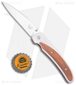 Rare Benchmade Osborne Opportunist Liner Lock Knife (2.99" Satin) 440 -Benchmade Shop Benchmade Rare Osborne Opportunist LL 440 BHQ 0334 jr bottlecap