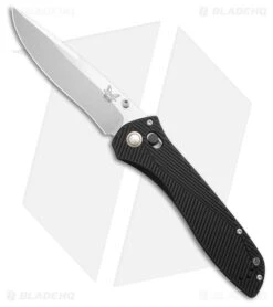 Benchmade Seven | Ten AXIS Lock Knife Black Aluminum (4" Satin M390) 710-25