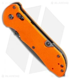 Benchmade Triage AXIS Lock Knife Orange G-10 (3.5" Black Serr) 916SBK-ORG -Benchmade Shop Benchmade Triage AXIS Lock Knife Orange G 10 3.5 Black Serr 916SBK ORG BHQ 9699 LS Spine