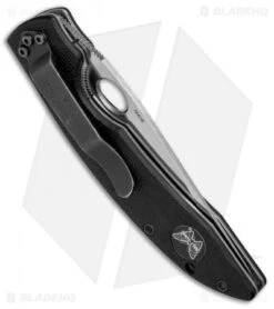 Vintage Benchmade Mini AFCK0-II 814S Liner Lock Knife (3.25" Satin Serr) -Benchmade Shop Benchmade Vintage Mini LL Satin Serr 814S AFCK II BHQ 71274 jr side