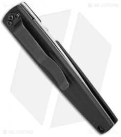 Vintage Benchmade Mini Spike 640S-BLK Liner Lock Knife (3.375" Satin Serr) -Benchmade Shop Benchmade Vintage Mini Spike LL Serr 640S BLK BHQ 35739 jr side