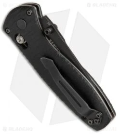 Benchmade Warn 587BK-1 Barrage Tanto Knife (2.94" Black) *Collection -Benchmade Shop Benchmade Warn Barrage Tanto 587BK 1 Collection BHQ 49409 jr side