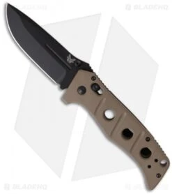 Benchmade Sibert 275BKSN Adamas AXIS Lock Knife Tan G10 (3.82" Black)