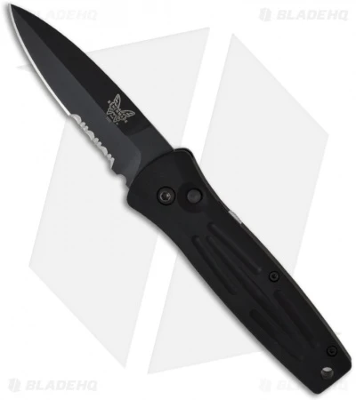Benchmade Mel Pardue 3550 Automatic Knife (2.98" Black Serr) 3550SBK 3 Benchmade Mel Pardue 3550 Automatic Knife (2.98" Black Serr) 3550SBK