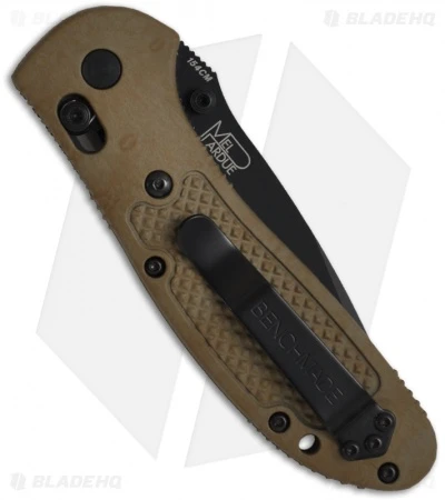Benchmade Griptilian Tanto AXIS Lock Knife Sand (3.45" Black) 553BKSN 4 Benchmade Griptilian Tanto AXIS Lock Knife Sand (3.45" Black) 553BKSN - Image 2
