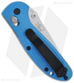 Benchmade Mini Griptilian AXIS Lock Knife Blue (2.91" Satin) 556-BLU-154CM -Benchmade Shop benchmade 556 blu mini griptilian back
