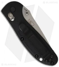 Benchmade Mini Griptilian AXIS Lock Knife Black (2.91" Satin) 556-154CM -Benchmade Shop benchmade 556 mini griptilian mdp new back 1