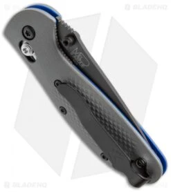 Benchmade Mini Griptilian AXIS Lock Knife Gray/Blue G-10 (2.91" Black) 556BK-1 -Benchmade Shop benchmade 556sbk 1 side cm