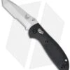 Benchmade Mini Griptilian Tanto AXIS Lock Knife Black (2.91" Satin Serr) 557S -Benchmade Shop benchmade 557s mini griptilian tanto