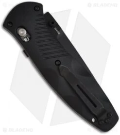 Benchmade 580BK Barrage Spring Assist Axis Lock (3.6" Black) -Benchmade Shop benchmade 580bk barrage back