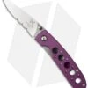 Vintage Benchmade Leopard 612S-PUR Liner Lock Knife (3.0" Satin Serr) -Benchmade Shop benchmade 612s pur cm