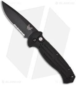 Benchmade 9051SBK AFO II Automatic Knife (3.56" Black Serr)