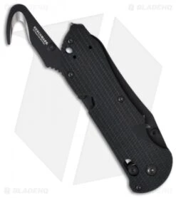 Benchmade Triage AXIS Lock Knife Black G-10 (3.5" Black Serr) 916SBK -Benchmade Shop benchmade 915bk triage hook 1