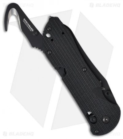Benchmade Triage AXIS Lock Knife Black G-10 (3.5" Satin Serr) 916S 6 Benchmade Triage AXIS Lock Knife Black G-10 (3.5" Satin Serr) 916S - Image 4