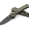 Benchmade Mini Claymore - Ranger Grn Grivory (3" D2 ) 9570BK-1 *Pre-order* -Benchmade Shop benchmade 9570bk 1 mini claymore auto ranger green grivory cpm d2 cobalt black cerakote 32194 16627.1675452161