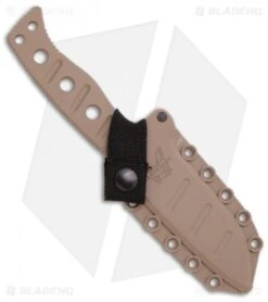 Benchmade 375 Adamas Fixed Blade Knife (4.20" Tan Plain) 375SN -Benchmade Shop benchmade adamas fixed 375sn sheath