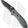 Benchmade Griptilian AXIS Lock Knife Gray/Blue G-10 (3.45" Black Serr) 551SBK-1 -Benchmade Shop benchmade griptilian 551sbk 1 cm