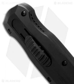 Benchmade Pagan D/E OTF Automatic Knife (3.96" Black) 3320BK 8 Benchmade Pagan D/E OTF Automatic Knife (3.96" Black) 3320BK -Benchmade Shop benchmade pagan 3320 spine jm