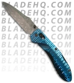 Benchmade Gold Class Kulgera Osborne Titanum Handle Damascus Blade Axis 930-91 -Benchmade Shop benchmadegoldclasskulgera